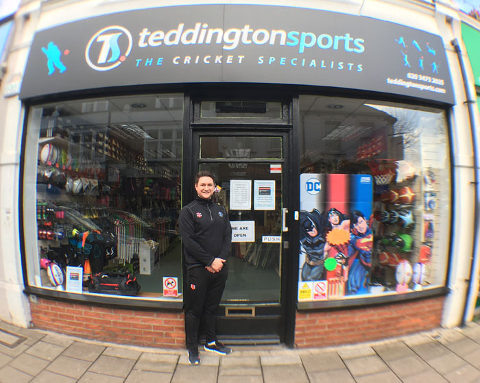 Teddington Sports Shop Front Teddington Sports Shop Front